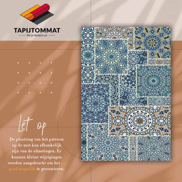 Interior PVC rug Mandala patchwork