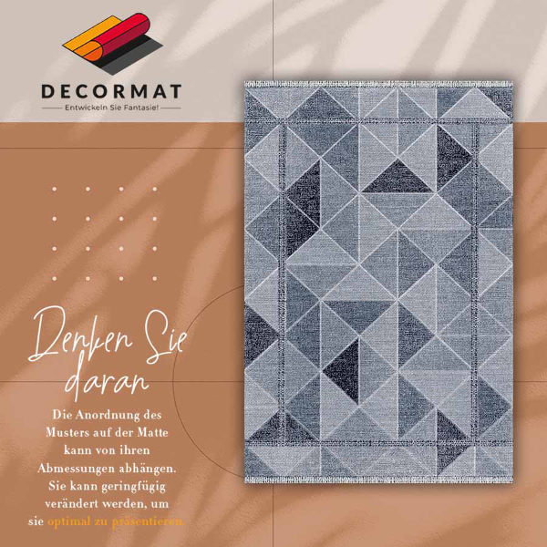 Fashionable vinyl rug 3D Solids