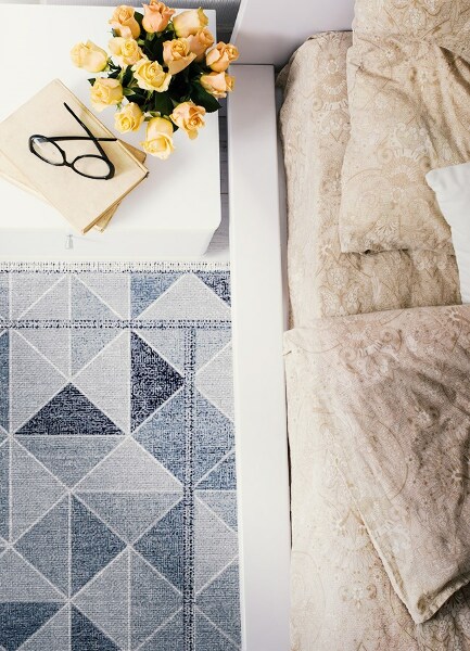 Fashionable vinyl rug 3D Solids