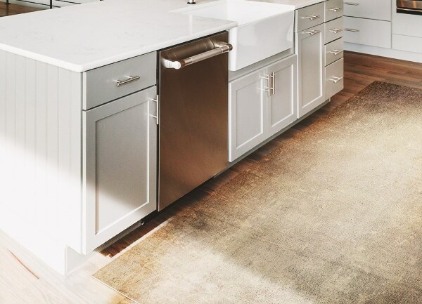 Indoor vinyl PVC carpet Desert concrete