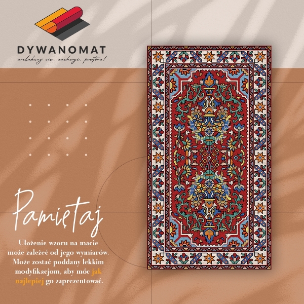 Indoor vinyl PVC carpet Old Persian style