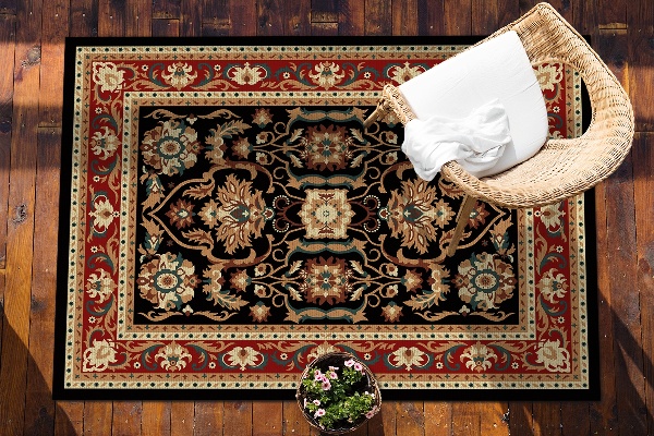 Carpet for terrace garden balcony retro texture