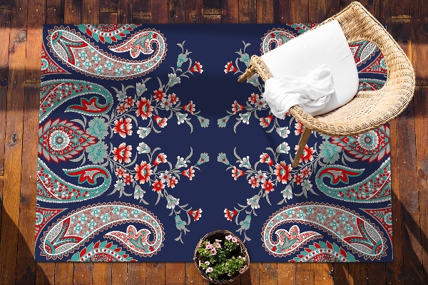 Outdoor terrace carpet Persian style