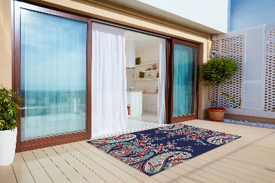 Outdoor terrace carpet Persian style
