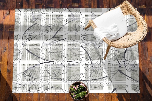 Modern outdoor carpet leaves Monsters
