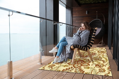 Modern balcony rug Turkish pattern