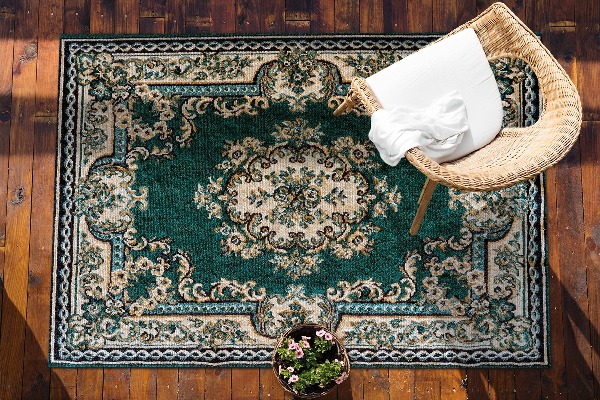 Outdoor terrace carpet Persian style