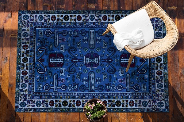 Modern balcony rug Eastern style