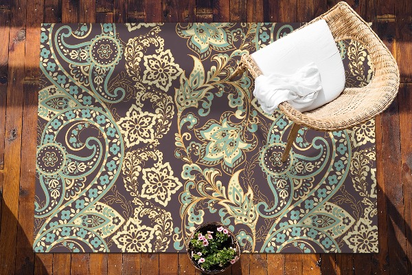 Garden rug Paisley Asian style