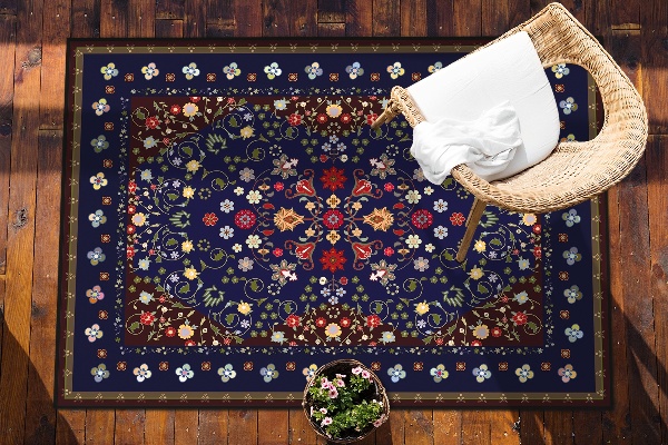 Outdoor carpet for terrace Beautiful small flowers