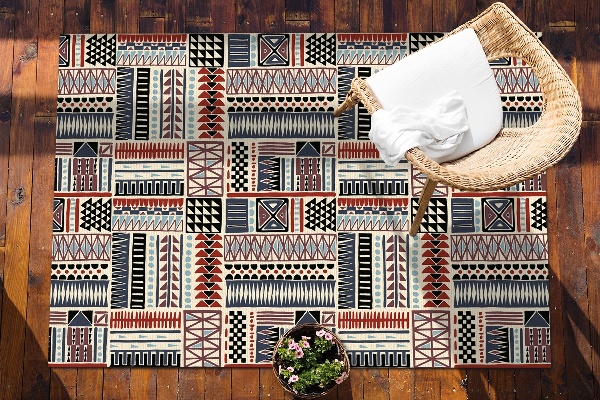 Outdoor mat for patio Indian designs