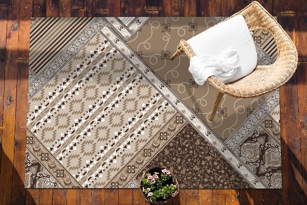 Modern terrace mat Classic mix