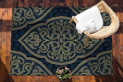 Modern terrace mat oriental ornament