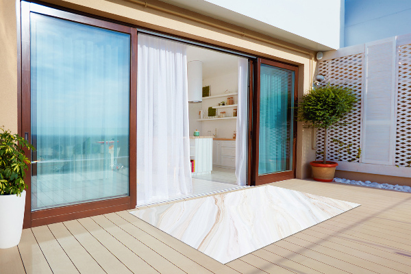 Outdoor carpet for terrace Marble desert