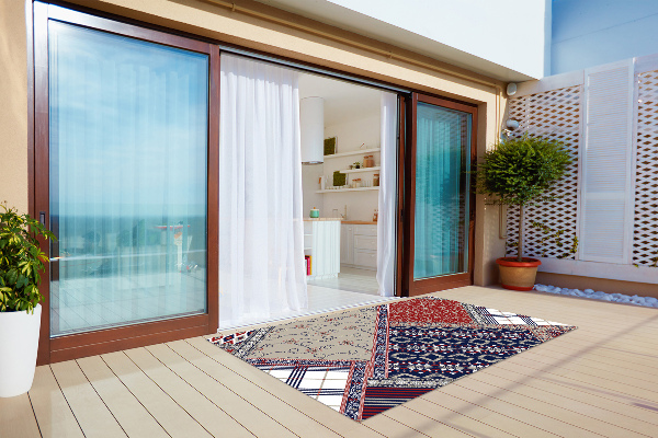 Outdoor garden carpet retro mix