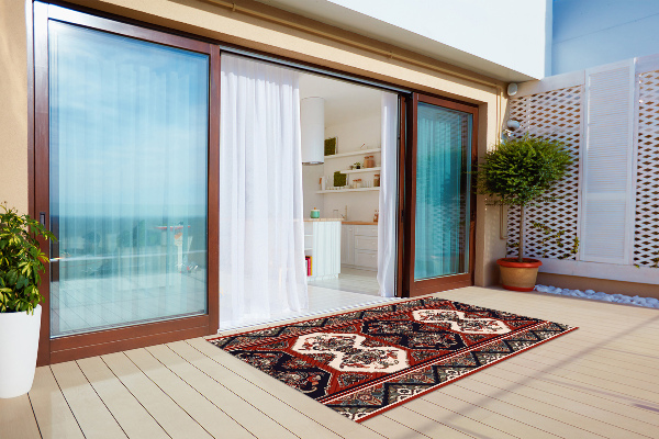 Modern terrace mat Vintage Persian pattern