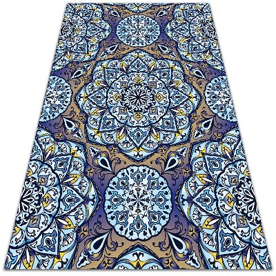 Terrace rug with print Mandala