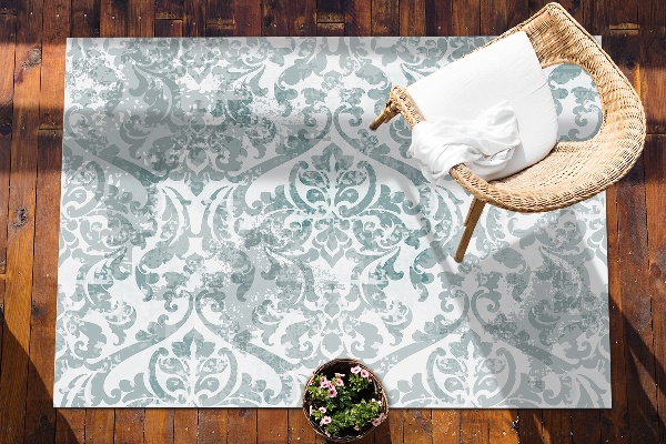 Garden rug amazing pattern Stains and ornaments