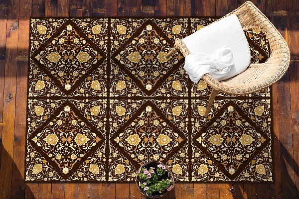 Modern balcony rug eastern style