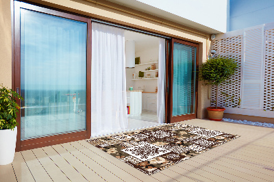 Modern balcony rug Indian style