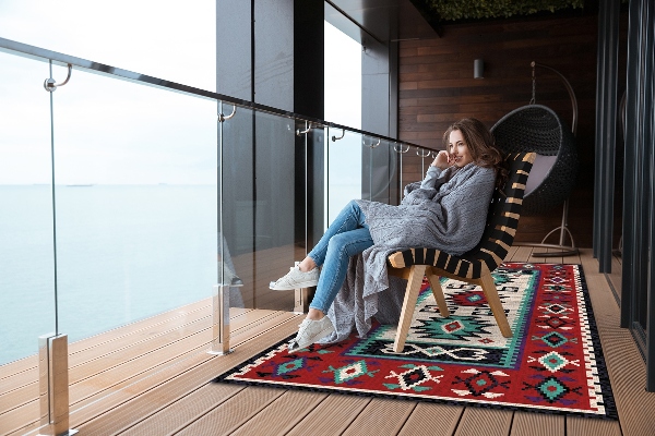 Modern outdoor rug Ethnic simple designs