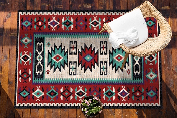 Modern outdoor rug Ethnic simple designs