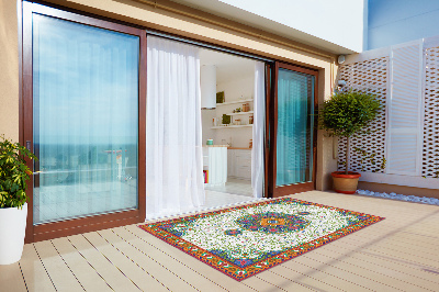Outdoor rug for terrace Turkish chic