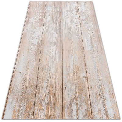 Outdoor mat for patio antiqued boards