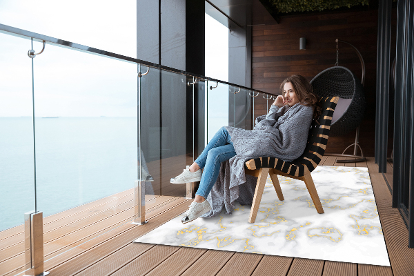 Outdoor carpet for terrace Marble Gold River
