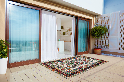 Balcony rug Florist mosaic