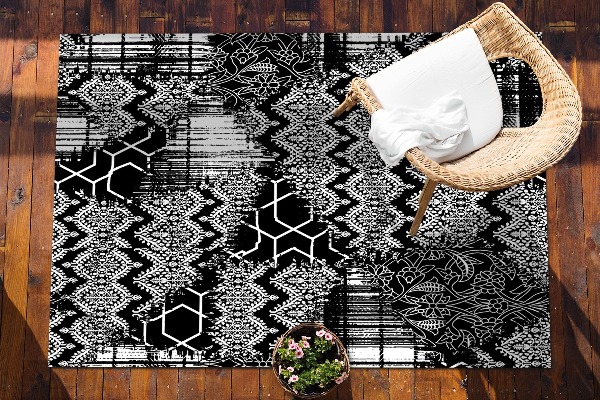 Beautiful outdoor mat Chaotic pattern tapestry