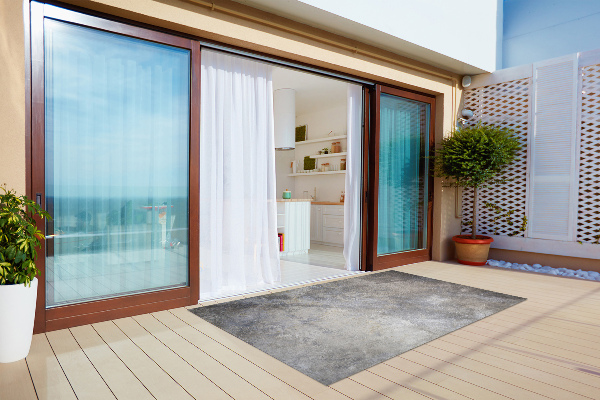 Carpet for terrace garden balcony cracked concrete