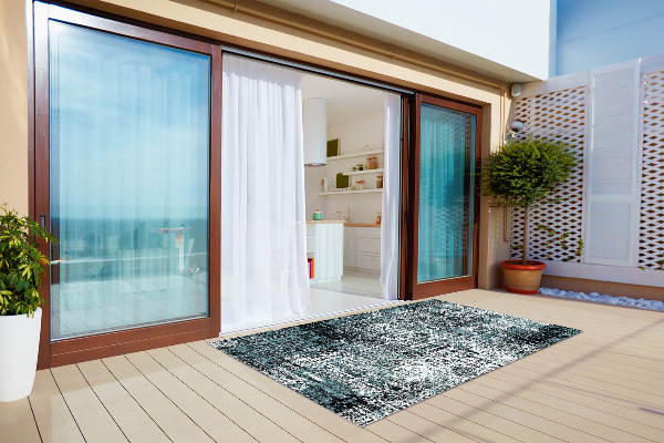 Beautiful outdoor mat Grated pattern cloth