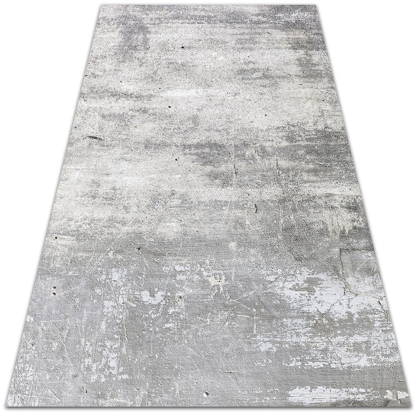 Modern outdoor carpet worn concrete