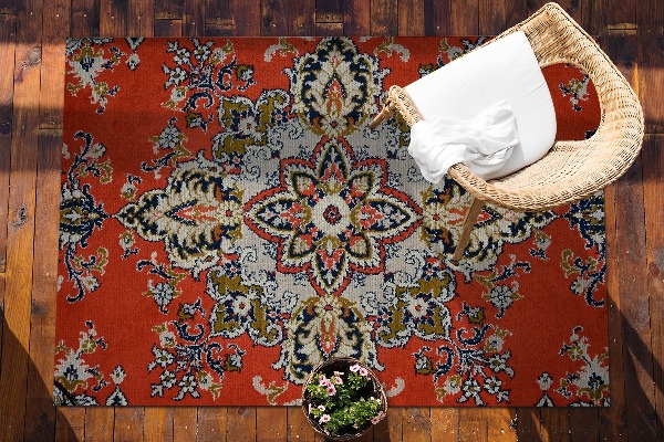 Modern terrace mat Eastern retro style