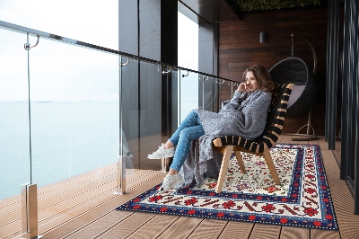 Modern balcony rug Persian patterns
