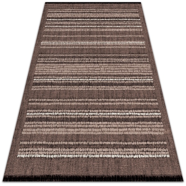 Balcony rug Fabric pattern brown