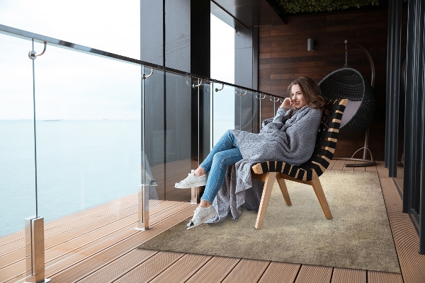 Carpet for terrace garden balcony concrete desert