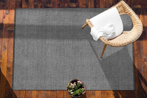 Outdoor rug for terrace light stone
