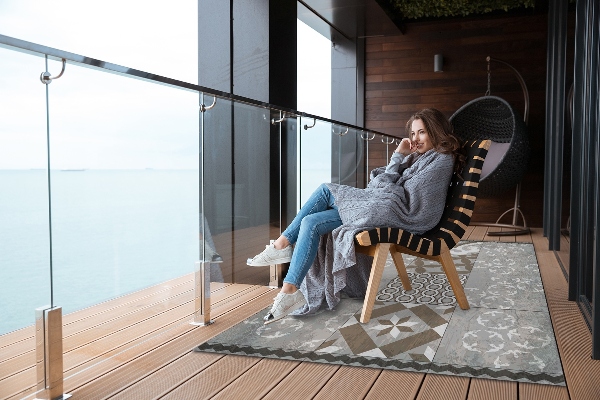 Carpet for terrace garden balcony decorative tiles