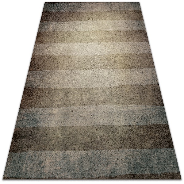 Outdoor rug for terrace horizontal stripes