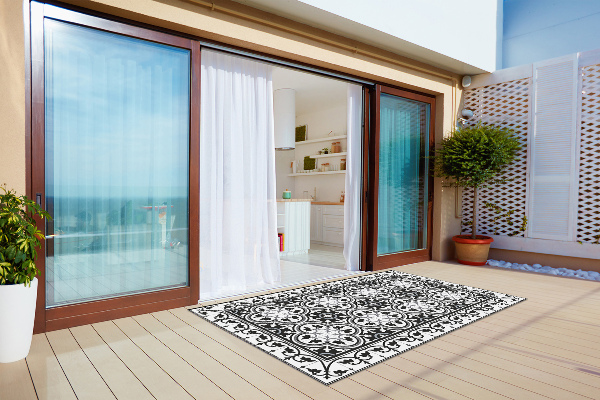 Balcony rug Portuguese tiles