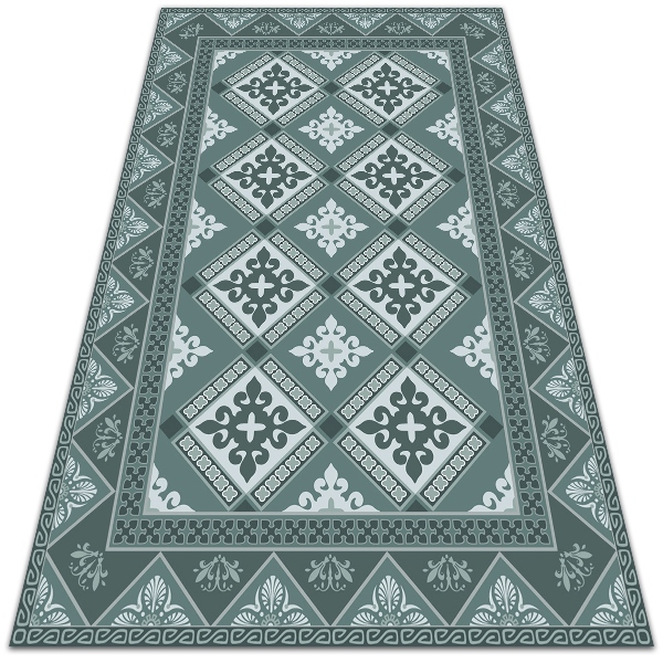Modern outdoor rug Geometry and ornaments
