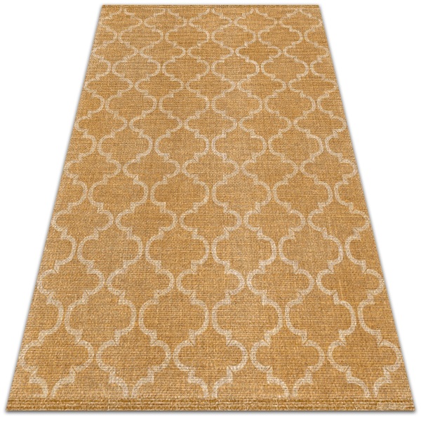 Modern outdoor carpet Moroccan pattern