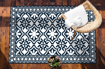 Garden rug amazing pattern Portuguese tile