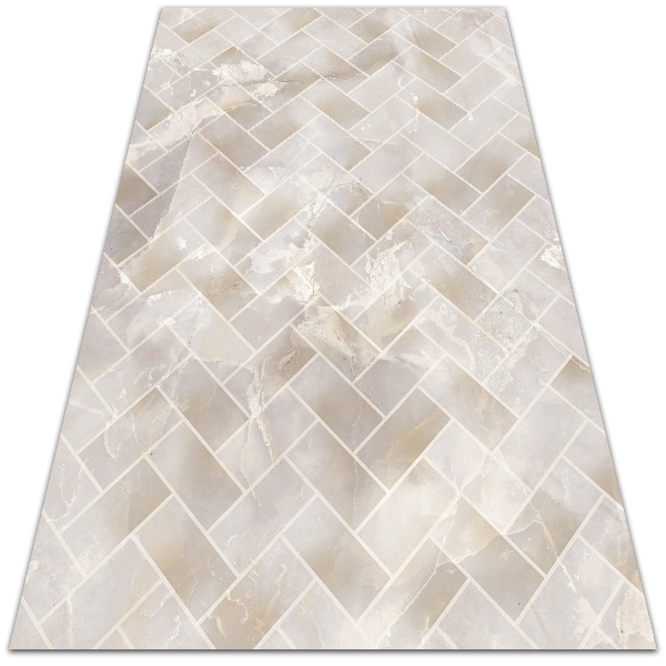 Outdoor mat for patio The marble panels