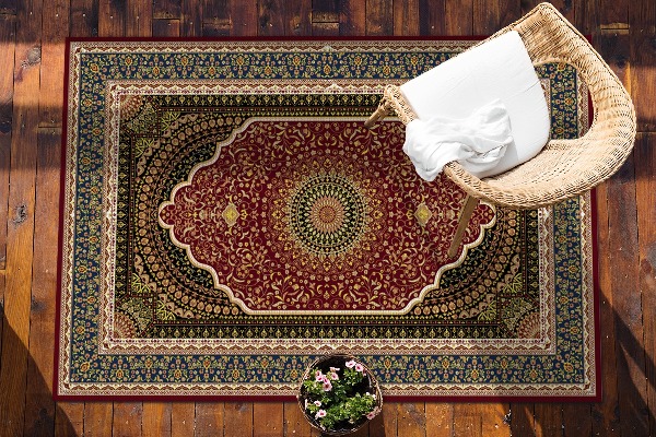 Garden rug amazing pattern Hindu mandalas
