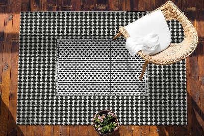 Terrace rug with print 3D pattern