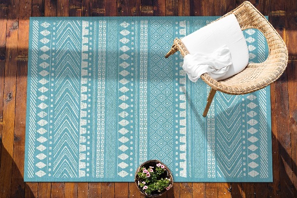Outdoor carpet for terrace Indian texture