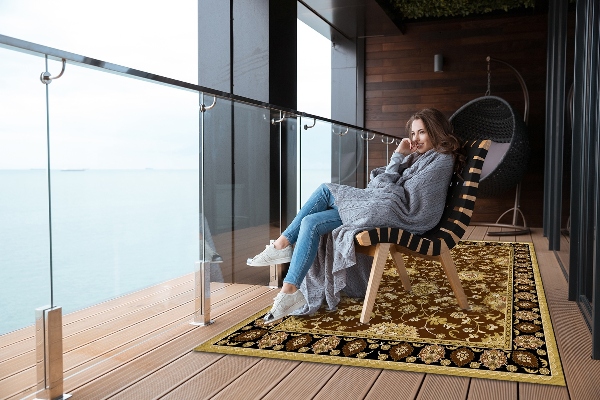 Rug for balcony or terrace Turkish oriental pattern